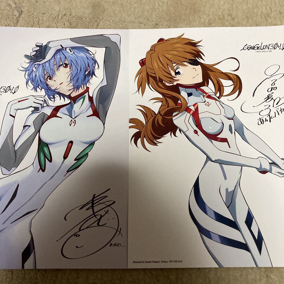 シン・エヴァンゲリオン 劇場版 入場者特典 A4ポスター 2枚セット 来場