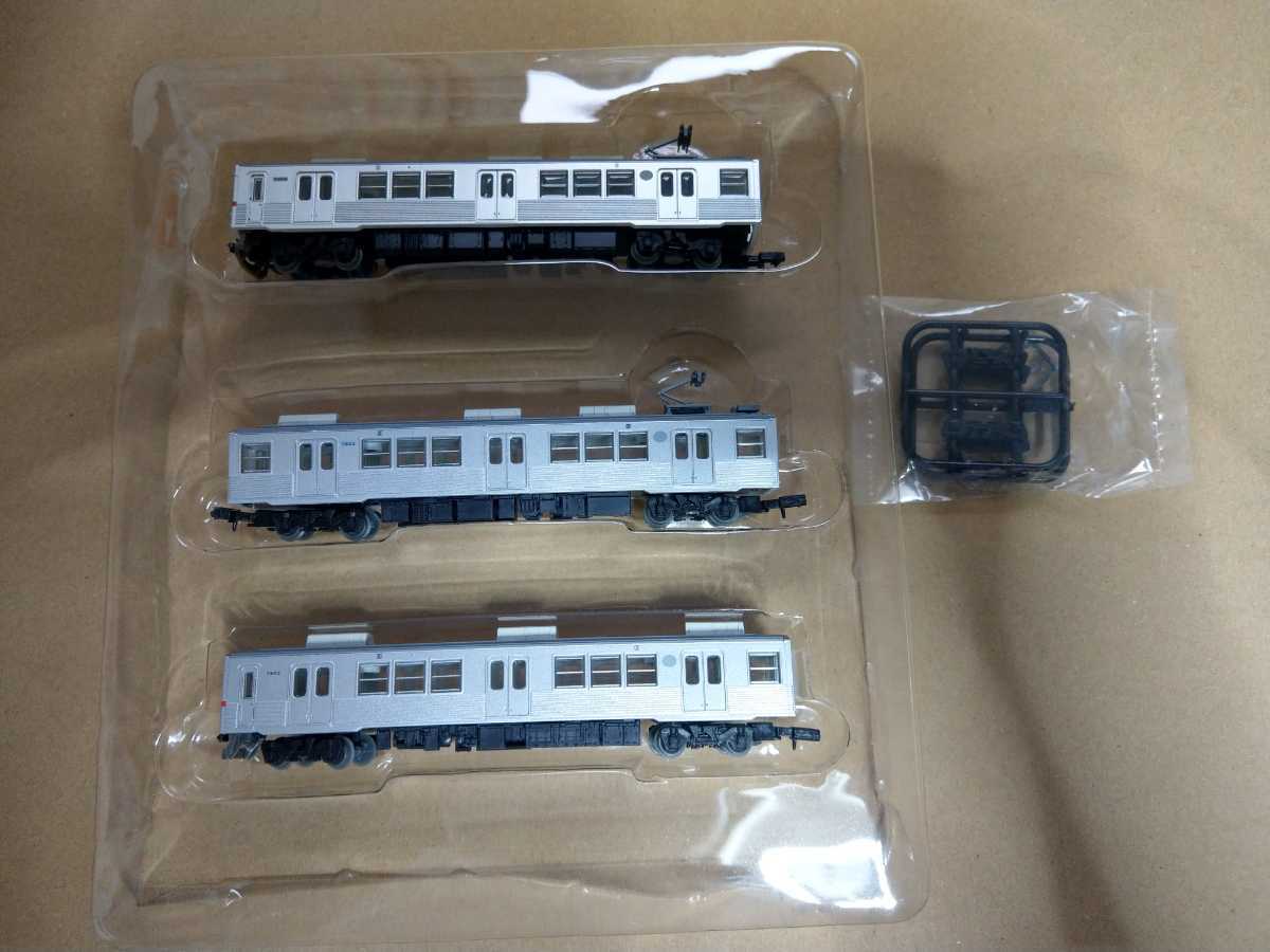 独創的 新品未使用 鉄コレ 養老鉄道7700系 Tq03編成 赤帯 3両セットb 鉄道模型