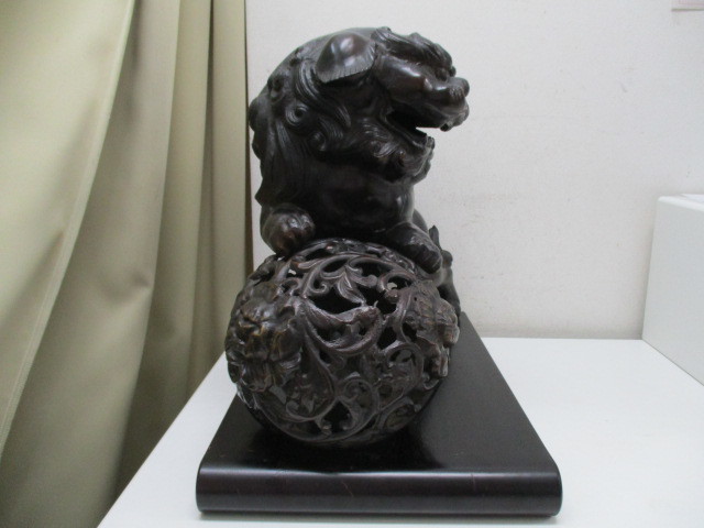 Yahoo!オークション 九谷焼 玉乗り獅子 縁起物 玉獅子 厄除け 招福 魔
