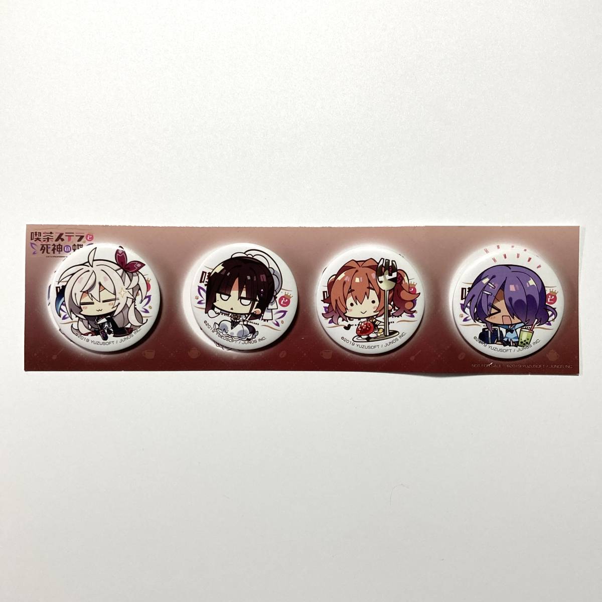 喫茶ステラと死神の蝶◇描き下ろし缶バッジ】ゆずソフト 明月栞那 四季 