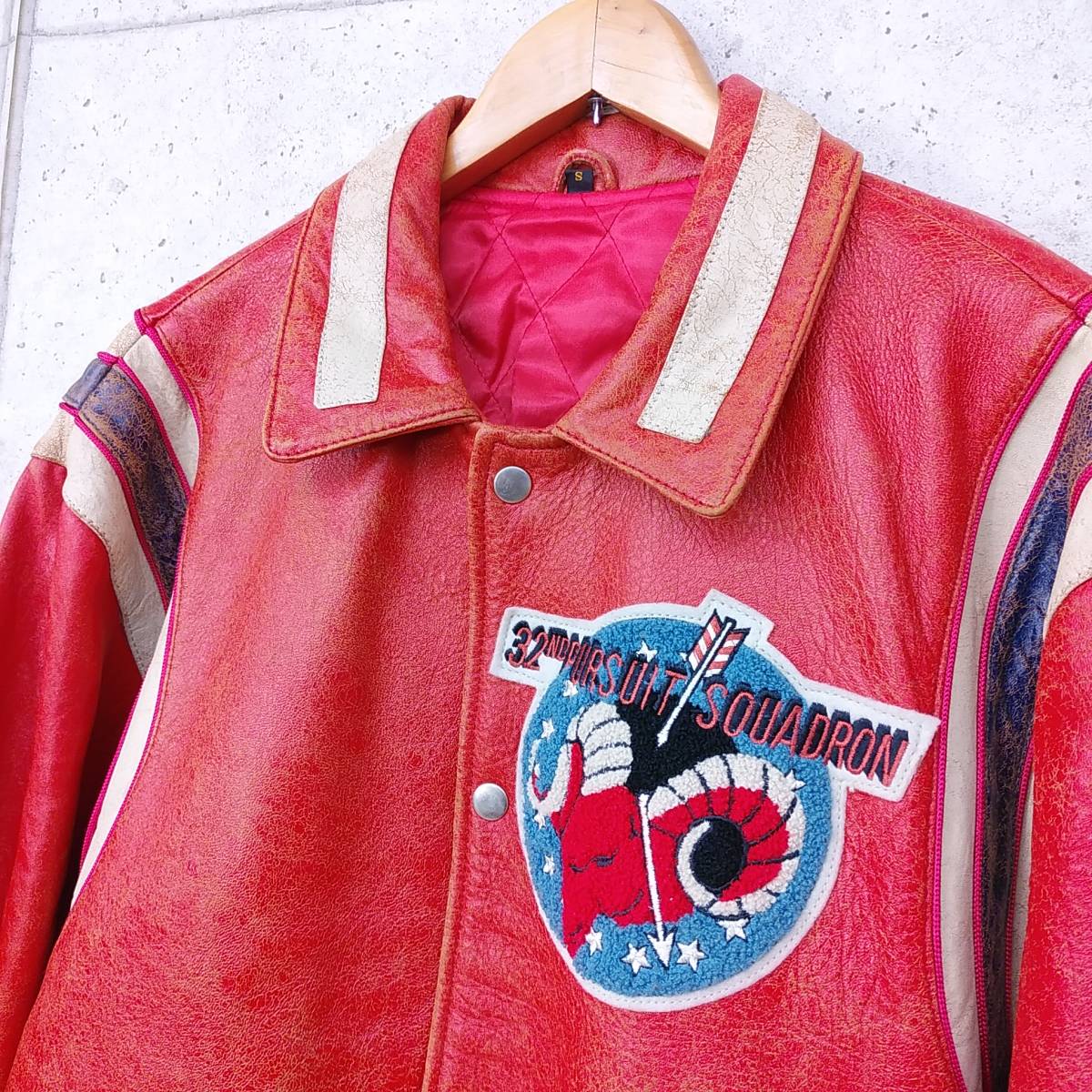FREEDOM オールレザー スタジャン Sサイズ(M相当) TALONジップ 