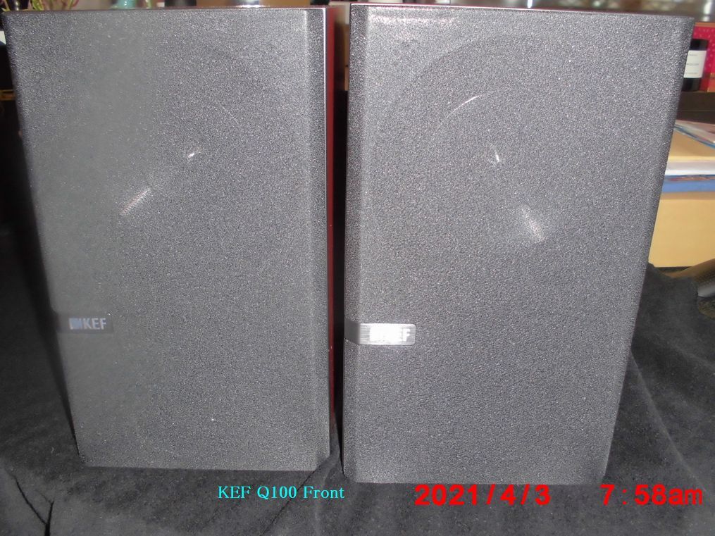 KEF ペア Q100 木目調｜Yahoo compactブックシェルフ型スピーカー