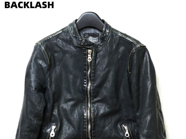 BACKLASH ポーランドショルダータンニン製品染め ダブルライダース BACKLASH ダブルライダース ポーランドショルダータンニン製品染め