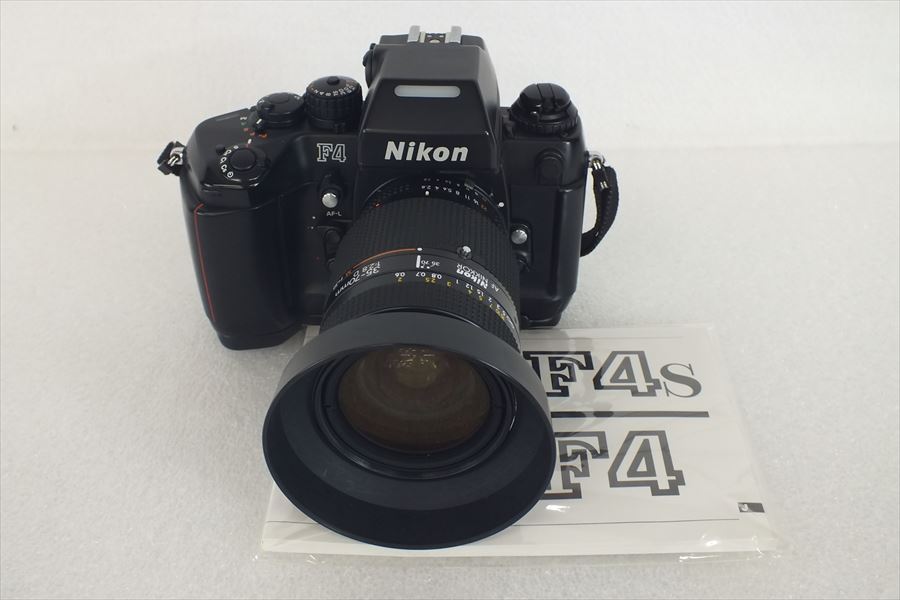 品質保証，大人気 Nikon ニコン F4 フィルム一眼レフカメラ AF NIKKOR 35-70mm 2.8D ソフトケース付き シャッター切れOK 現状品 210302Y5181(ニコン)｜売買されたオークション情報、yahooの商品情報をアーカイブ公開 - オー オートフォーカス