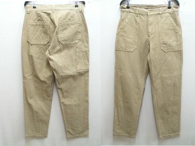 即決 [W34]美品 Nigel Cabourn 13SS ペインターパンツ ベイカーパンツ