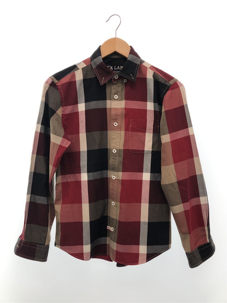 BLACK LABEL CRESTBRIDGE◆ブラックレーベルクレストブリッジ/長袖シャツ/2/コットン/RED/チェック/51M10-343-44