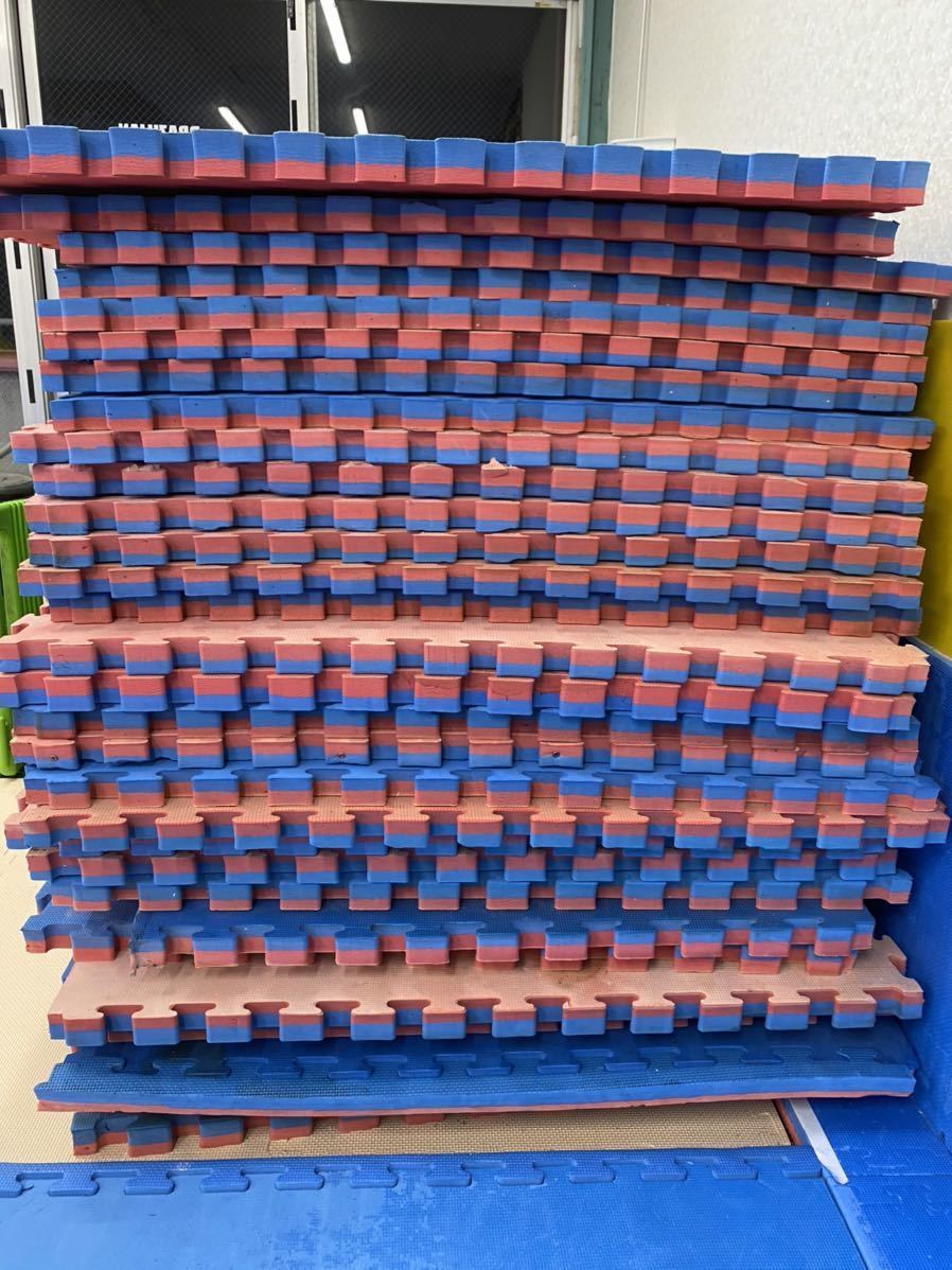 ジョイントマット 格闘技マット ブラジリアン柔術 柔道 空手 トレーニング フィットネス 1000×1000×40 10枚まだまだ使えます。