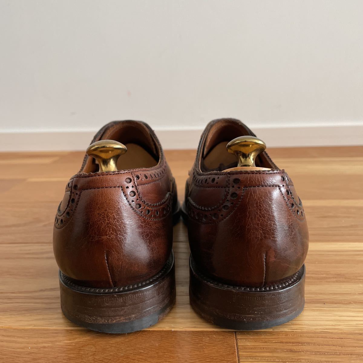 EDWARD GREEN 筆記体ロゴ UK6 1/2 US7 D 202 SANDRINGHAM