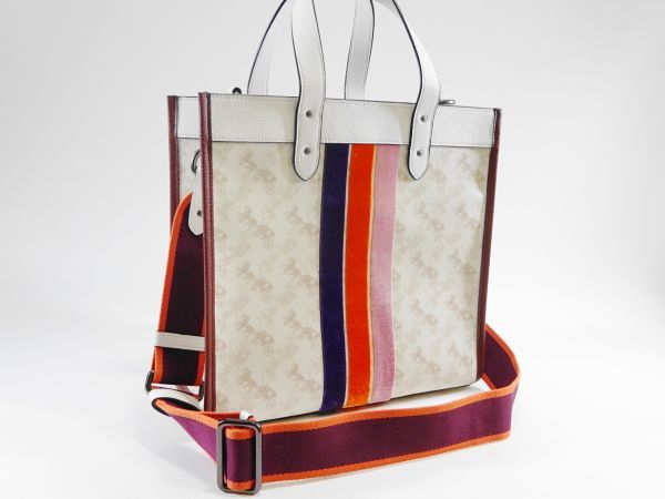 COACH 1941 キャンバストートバッグ 2way 新品 未使用 35 c】 COACH コーチ トート バッグ レザー ベージュ