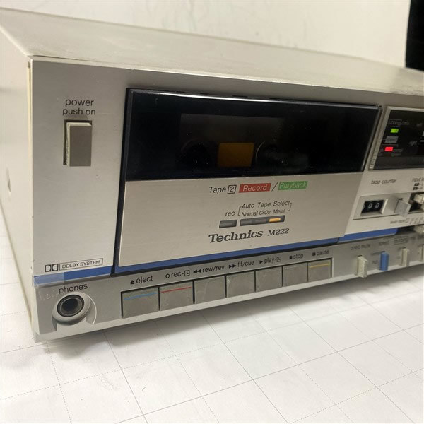 Technics RS-M222 テクニクス ダブルカセットデッキ 美品・動作品 動作
