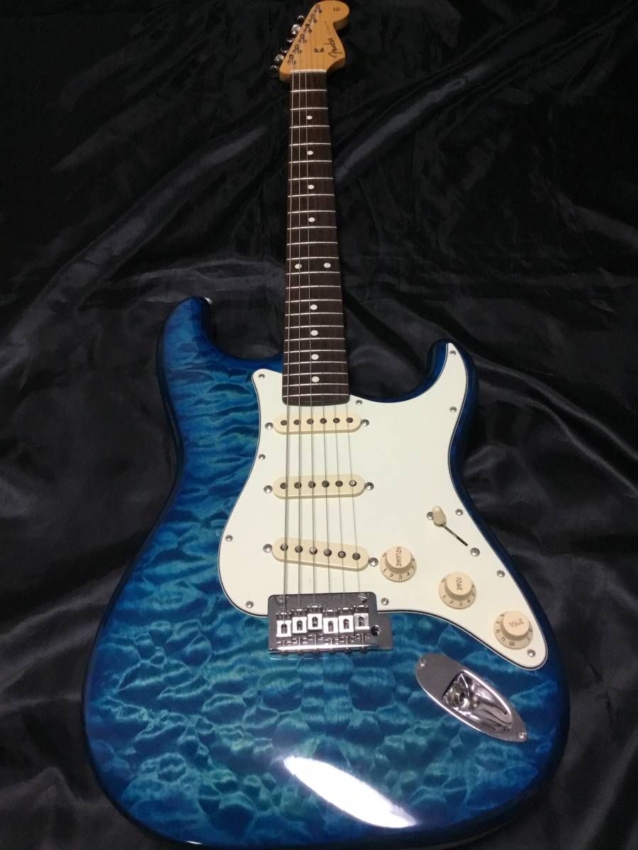 新作，大人気Fender FSR made in japan Hybrid60s ストラトキャスター キルトトップ トランスペアレントブルー(ストラトキャスター)｜売買されたオークション情報、yahooの商品情報をアーカイブ公開 - オークファ 本体