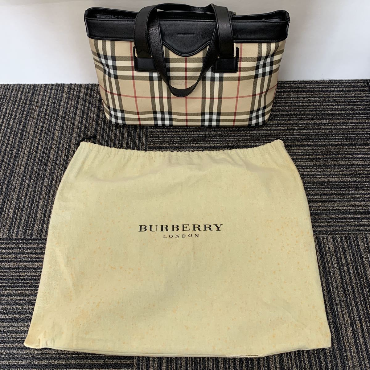 美品☆BURBERRY LONDONフリル付きタータンチェック柄シャツ M ロゴ刺繍 