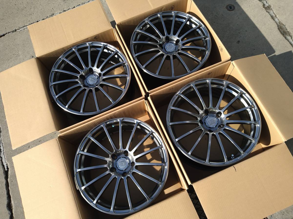 【AVS F15】8.5J +35　４本　３シリーズ / LEXUS LS_1