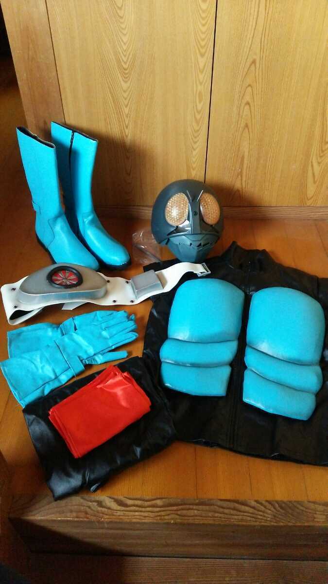 1/1レプリカマスク、アトラクコスチュームセット 仮面ライダー旧1号