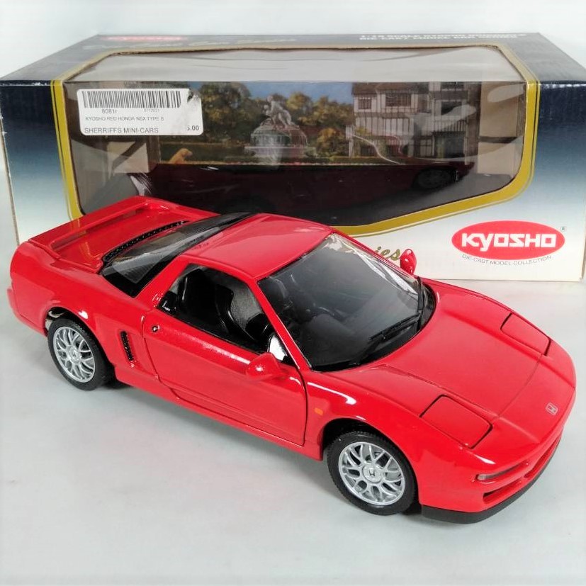 京商 1/18 ホンダ Honda NSX ダイキャスト製 レア！京商 1/18 ホンダ NSX タイプS レッド ダイキャストメタル