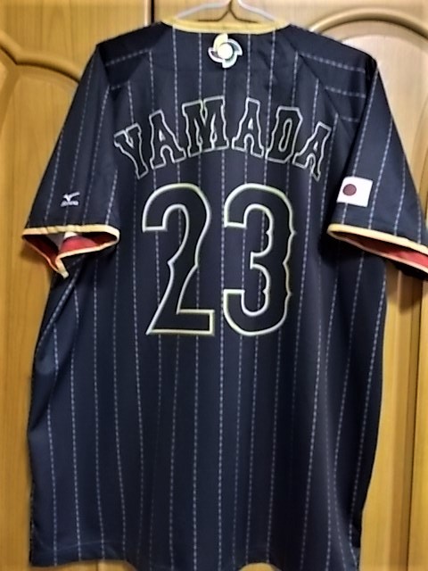 正規品 古着 侍ジャパン 日本代表 2nd 黒ユニフォーム 山田哲人 23 Mizuno製 ヤクルトスワローズ 応援ユニフォーム ウエア 売買されたオークション情報 Yahooの商品情報をアーカイブ公開 オークファン Aucfan Com