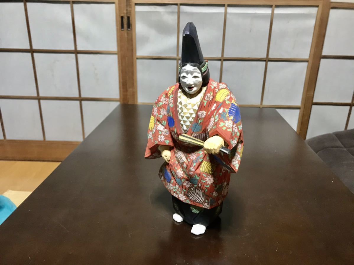 ■奈良一刀彫　木彫彩色翁像　道成寺　今西杏林_3