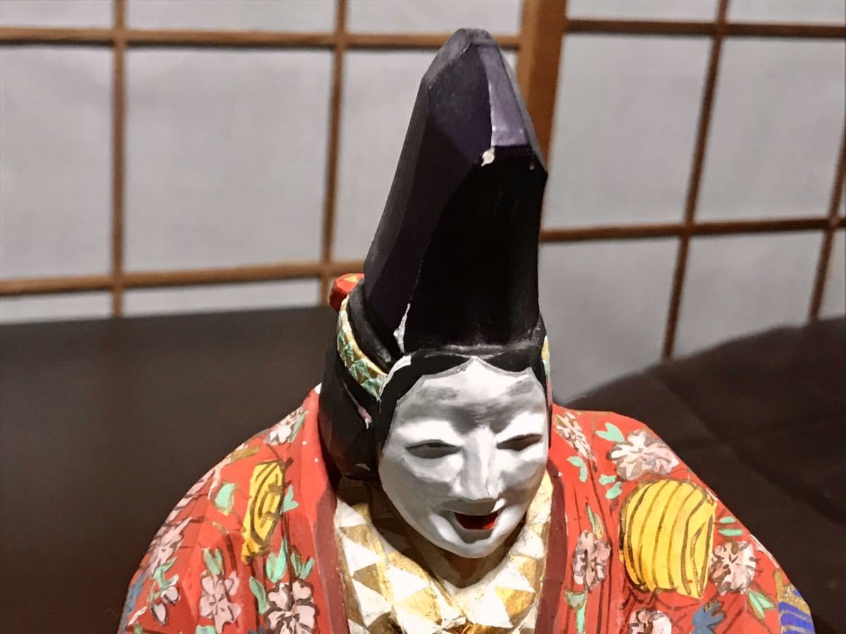 ■奈良一刀彫　木彫彩色翁像　道成寺　今西杏林_4