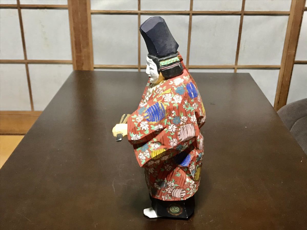 ■奈良一刀彫　木彫彩色翁像　道成寺　今西杏林_6