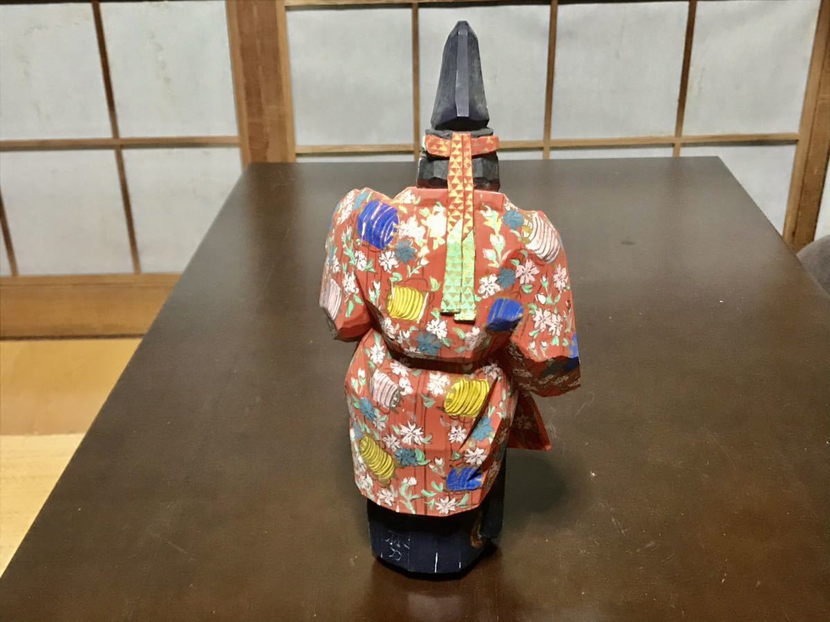 ■奈良一刀彫　木彫彩色翁像　道成寺　今西杏林_8
