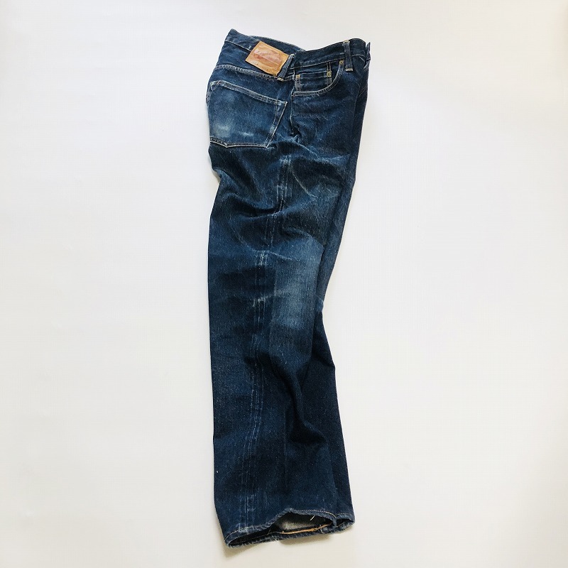 希少] 本革パッチ 旧ドゥニーム Denime ジーンズ D-HG 1118 W28 L36 