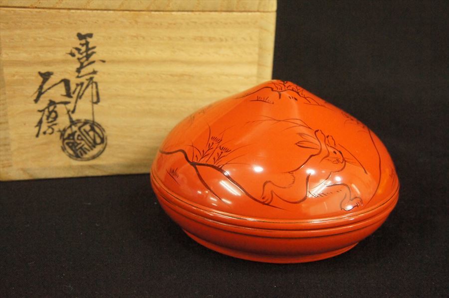 江戸時代 春日卓 仏教美術 花台 高33.3cm 40.5cmx25.5cm 骨董○根来塗