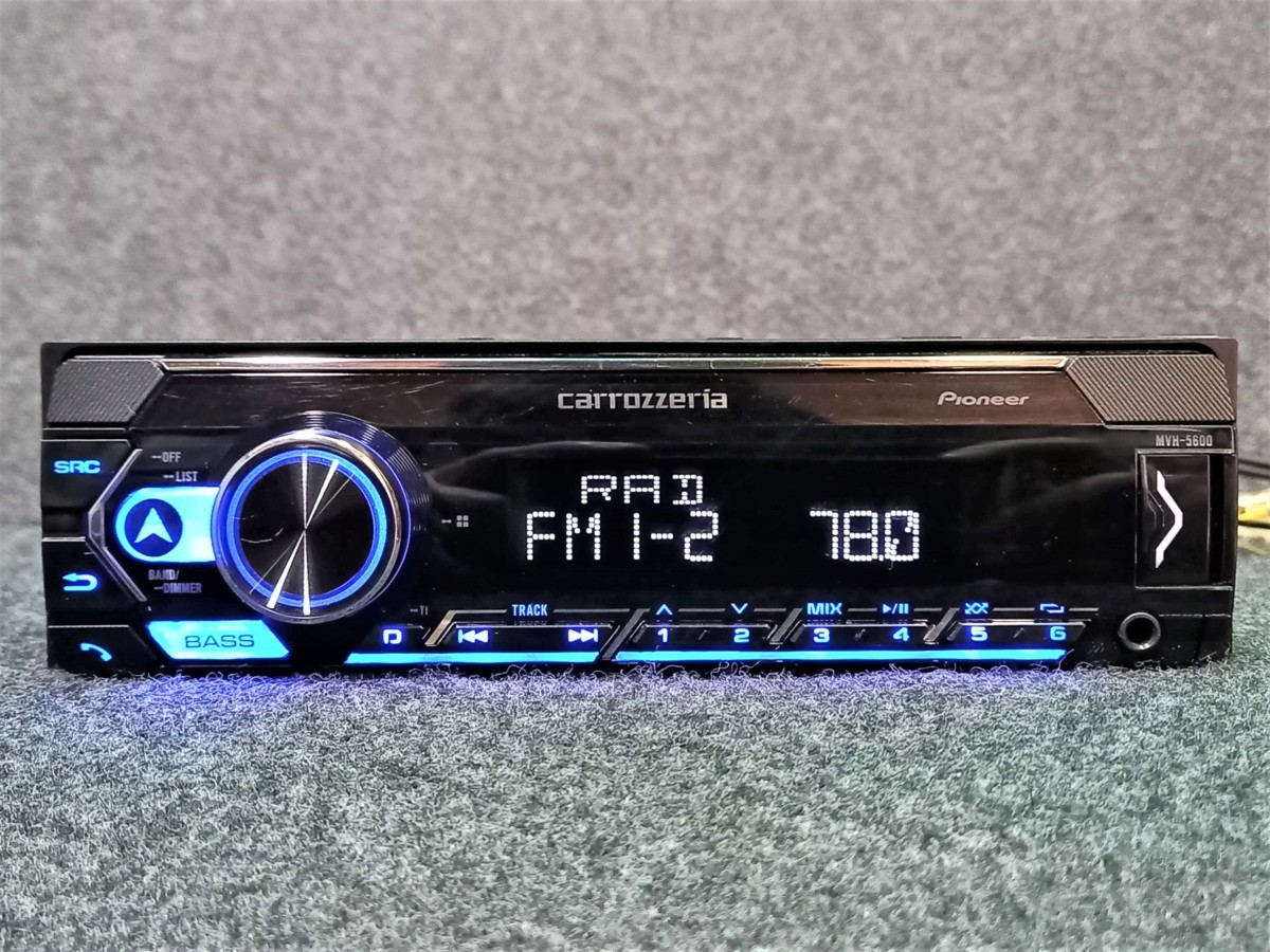 MVH-5600 | carrozzeria カーオーディオ Bluetooth⁄USB⁄チューナー