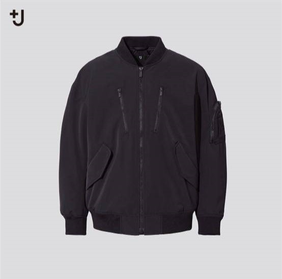 UNIQLO プラスJ ジルサンダー MA1 J MA-1 フライトジャケット ブラック