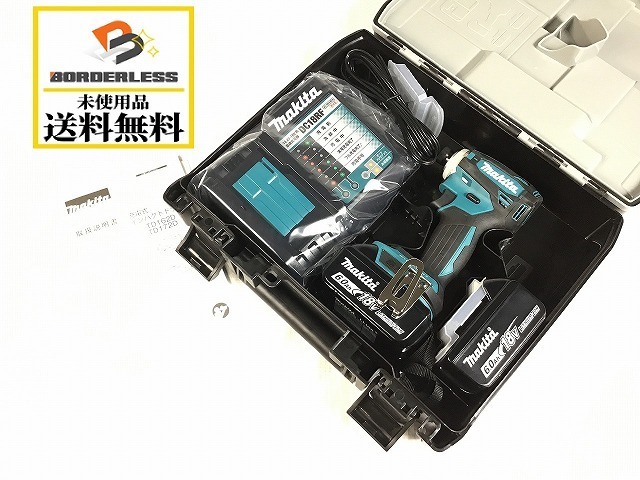 【送料無料☆彡新品未使用品♪】makita マキタ 18V 充電式インパクトドライバー TD172DRGX 青 フルセット 電動工具