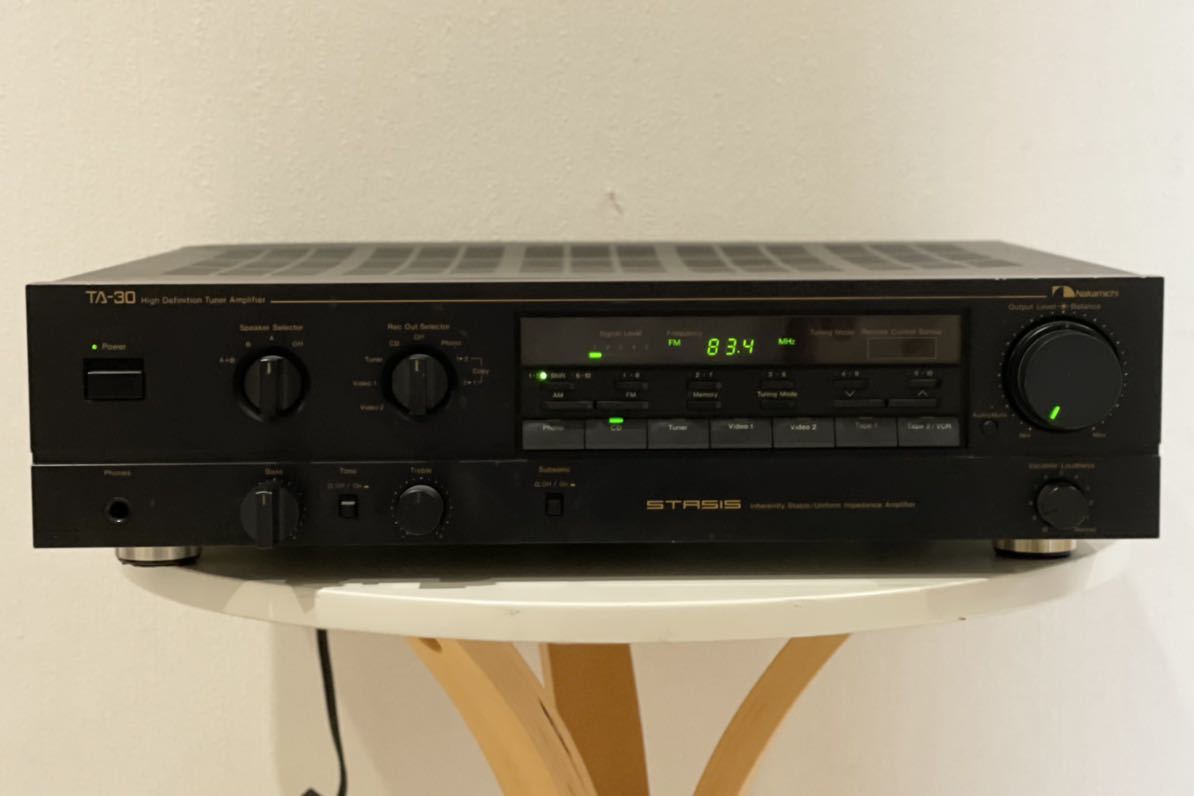 Nakamichi ナカミチ チューナーアンプ TA-30 通電確認のみ 