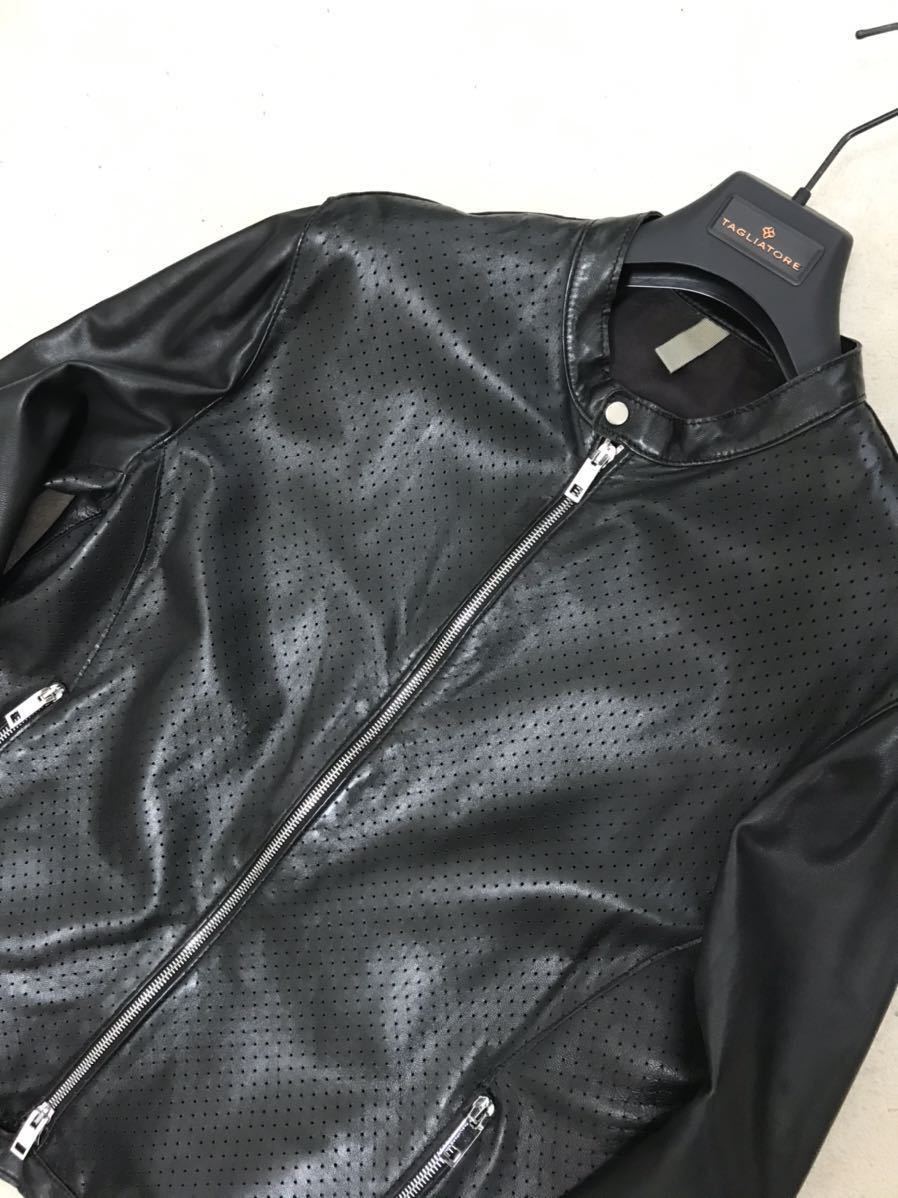【格安，お得】 tagliatore タリアトーレ Oliver シングル ライダース ラムレザー 羊革 レザージャケット(Mサイズ)｜売買されたオークション情報、yahooの商品情報をアーカイブ公開 - オークファン Mサイズ