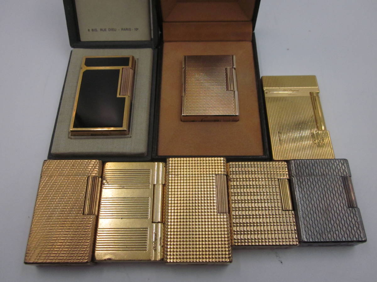 S.T　DUPONT　デュポン　ガスライター　まとめ売り　ジャンク品　８本セット