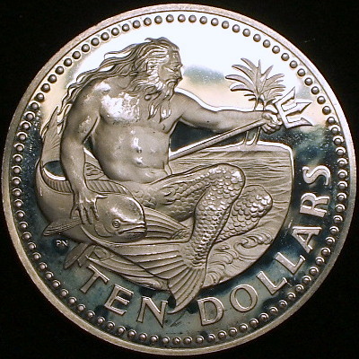 得価，爆買い 【バルバトス大型銀貨】(1974年銘 37.4g プルーフ）