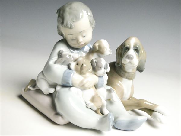 k730 LLADRO リヤドロ 【みんなお友達】 フィギュリン 飾物
