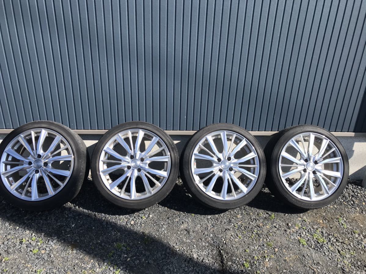17インチ VX LEONIS Weds PCD100 レオニス ウェッズ +45 0 4穴 7.0J 