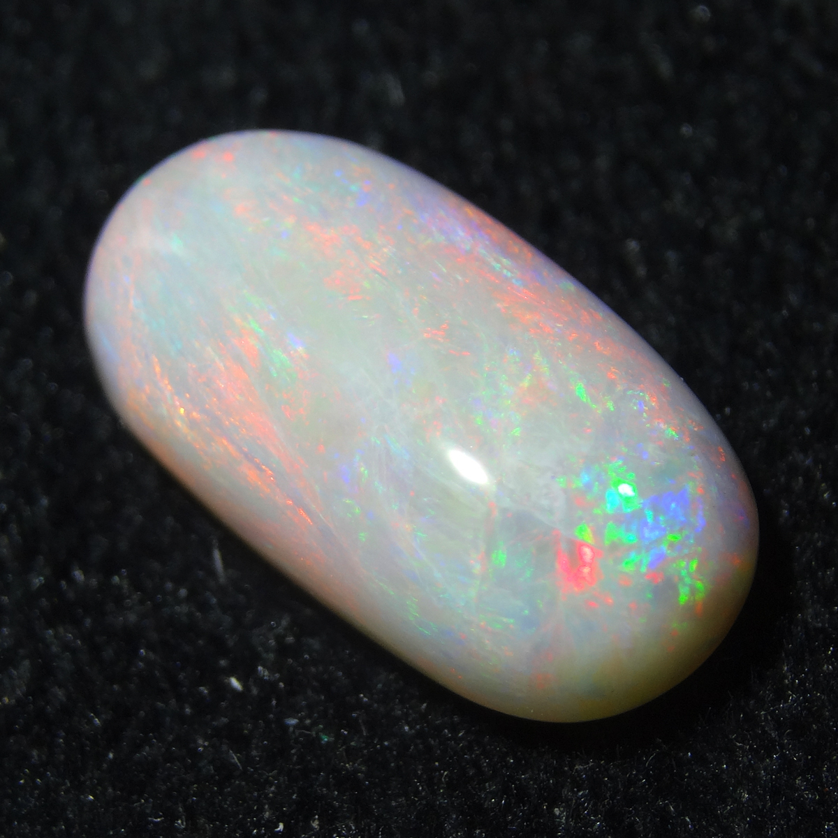 大きな　オパール ルース ルース ブラックオパール 天然ブラックオパール 3.09ct 美濃色ブルー