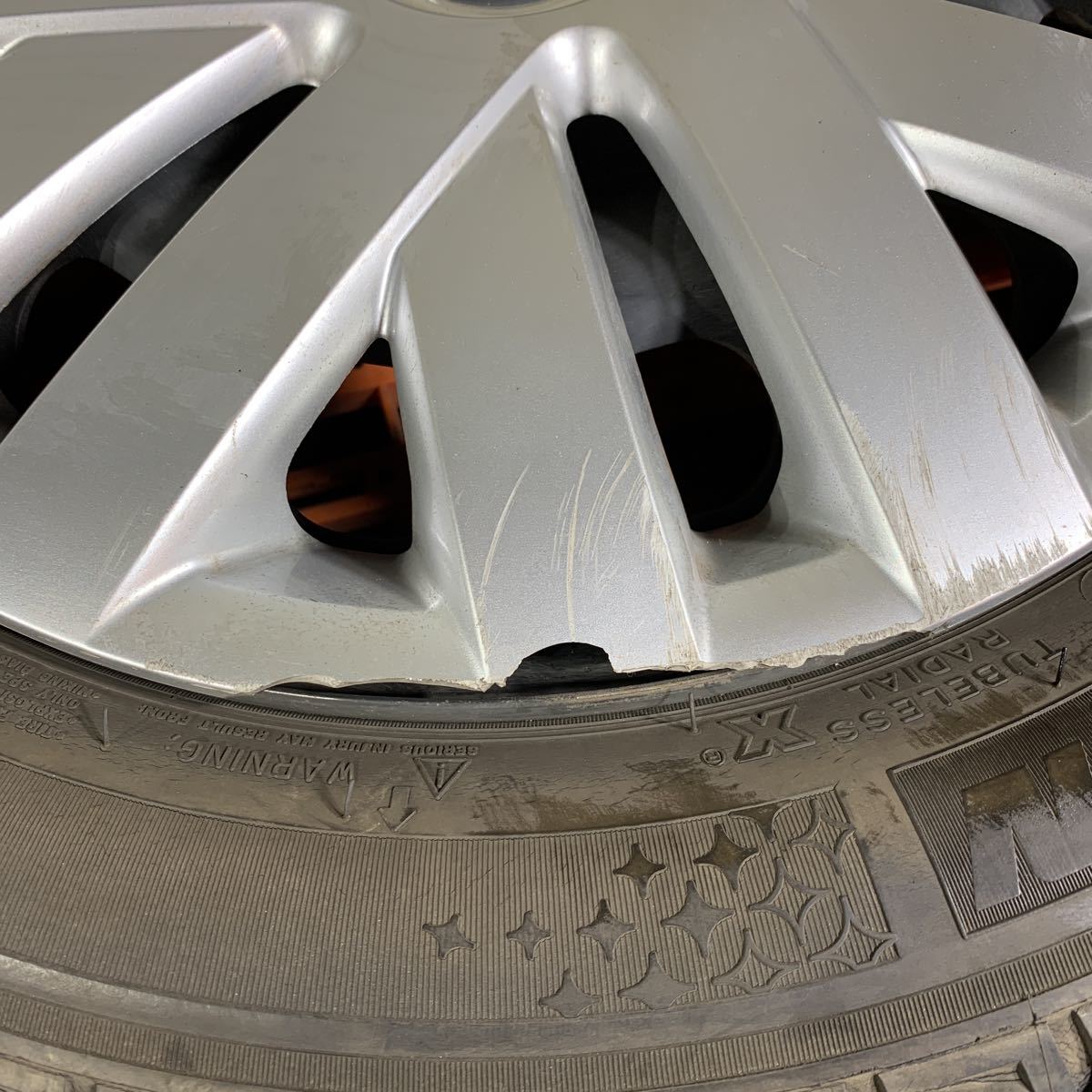 VW フォルクスワーゲン純正 16インチスチールホイール 4本セット 