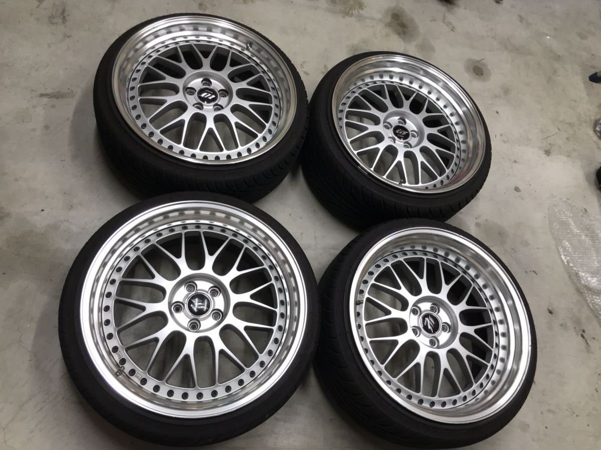 WORK ジスタンス 深リム 19インチ　9j