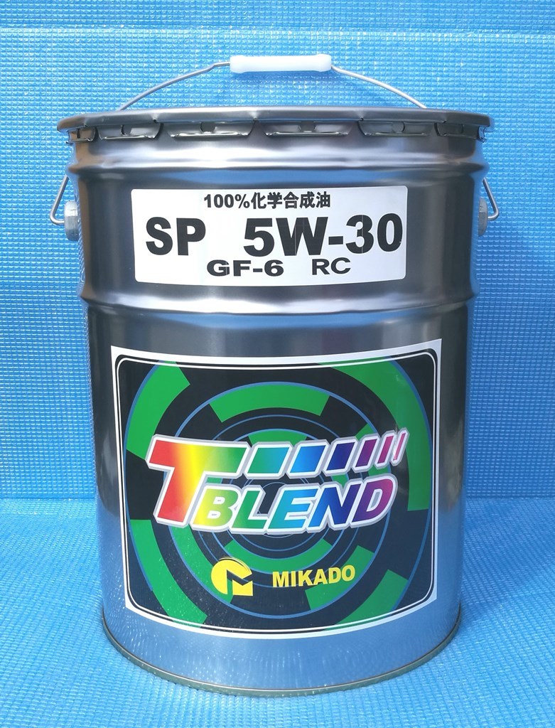 在庫即納 純国産 100％化学 ミカドオイル 5W-30 SP/GF6 20L フルシンセ