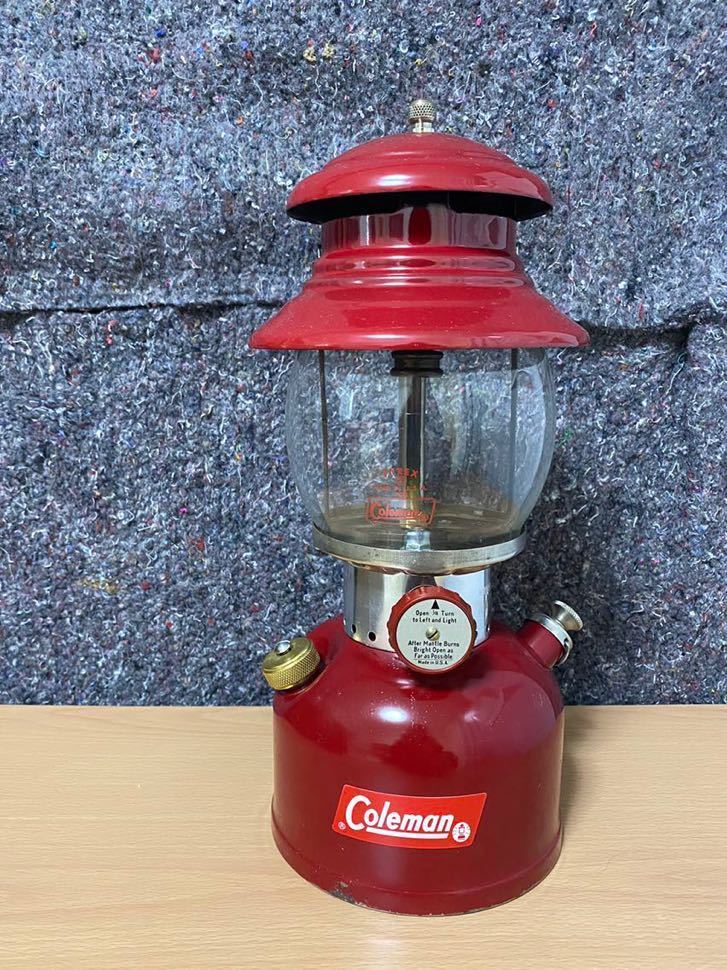 分解メンテ済】希少品 コールマン 200A 62年 5月 バーガンディ 分解