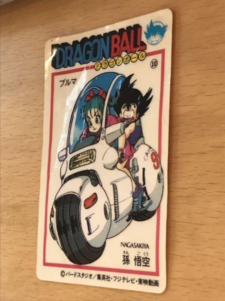 シール・ステッカー 希少 ドラゴンボール ナガサキヤシール⑩ ブルマ