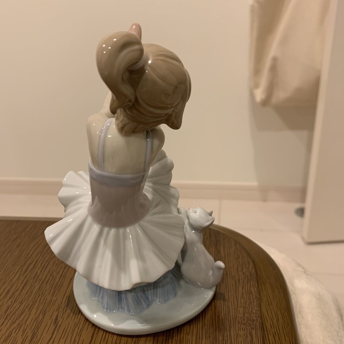 Lladr リヤドロ フィギュリン ロバに乗った少女 陶磁器 オブジェ 置物