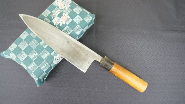包丁の築地正本 正本 出刃包丁 刃長約270mm他 計2品 中古