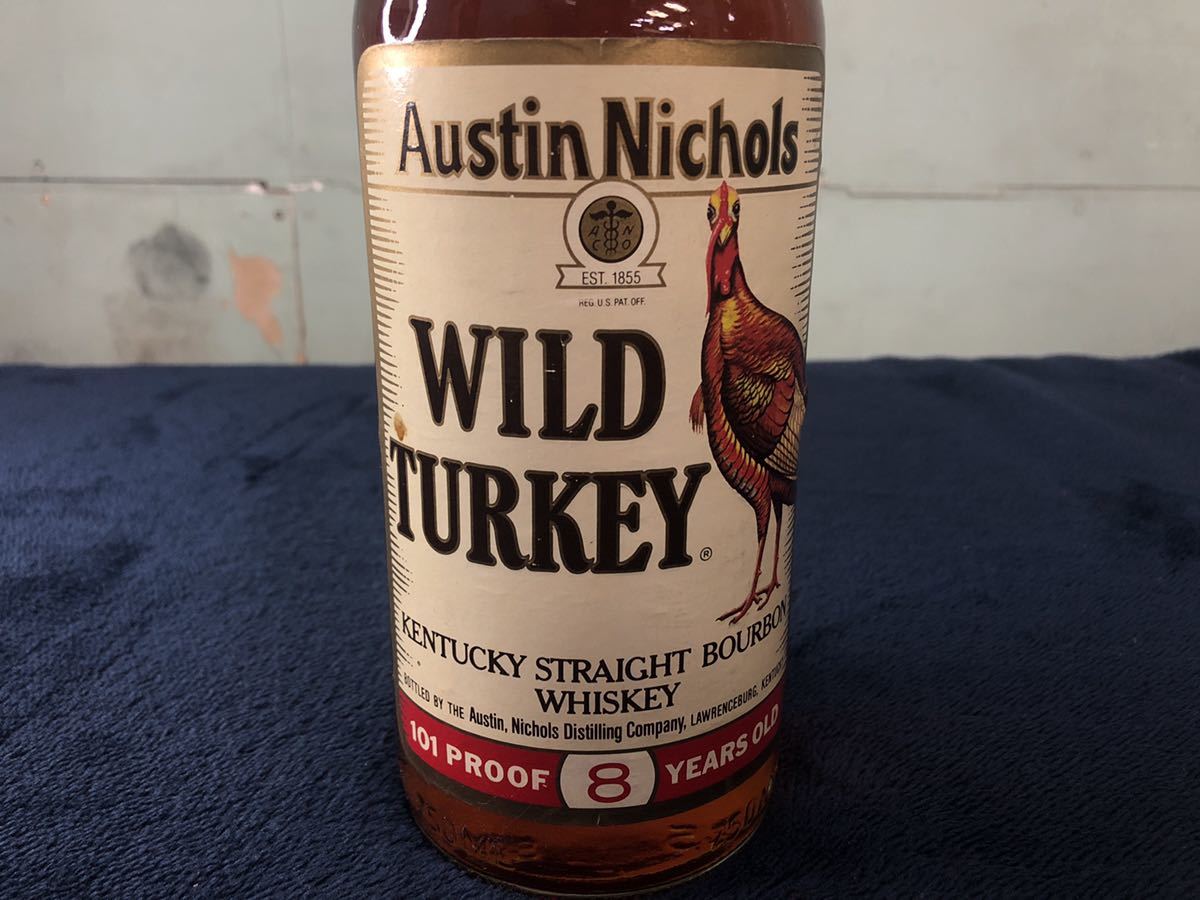 未開栓 WILD TURKEY 8年 101 PROOF 750ml 箱あり 未開栓 WILD TURKEY 8