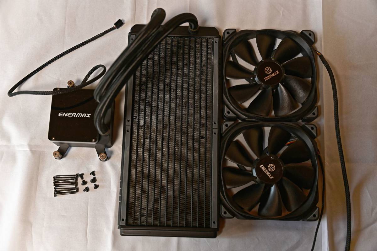 ENERMAX アドレッサブル型RGB LED水冷CPUクーラー LIQTECH TR4 II 280mm ELC-LTTRTO280-TBP Threadripper専用_1