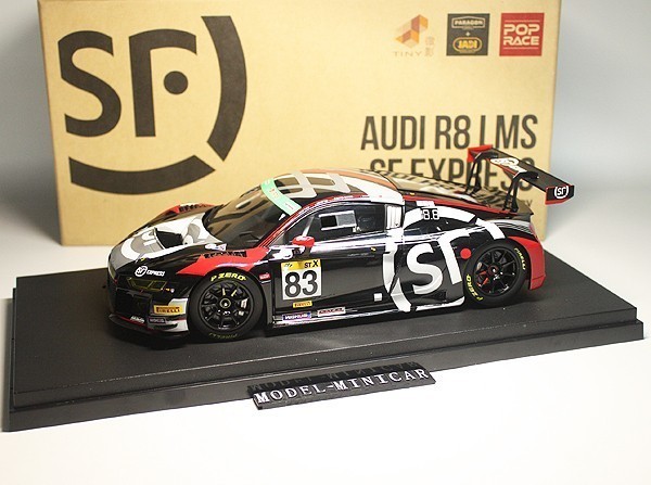 最新作，100%新品 Sold Out 限定品 TINY 1/18 アウディ AUDI R8 LMS SF Express POP RACE(BBR)｜売買されたオークション情報、yahooの商品情報をアーカイブ公開 - オークファン BBR