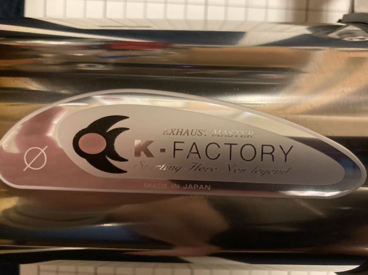 K-FACTORY モトGP モトGPラウンドサイレンサー サイレンサー ラウンド