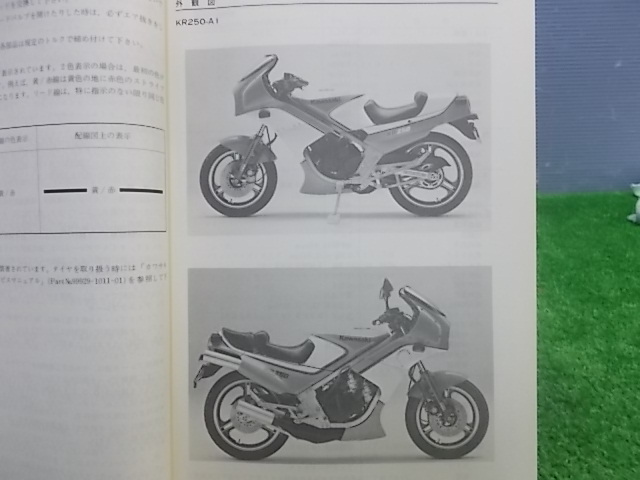 ☆カワサキ KR250 サービスマニュアル