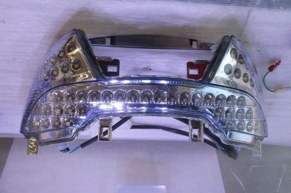 品質保証，HOT スカイウェイブ LEDテール CJ44 CJ45 CJ46 廃盤品 クリア GROW ONE フルLED クローム 生産終了 3N-5S 検 スカブー スカイウェーブ 250 400(テールランプ)｜売買されたオークション情報、yahooの商品情報を スズキ用