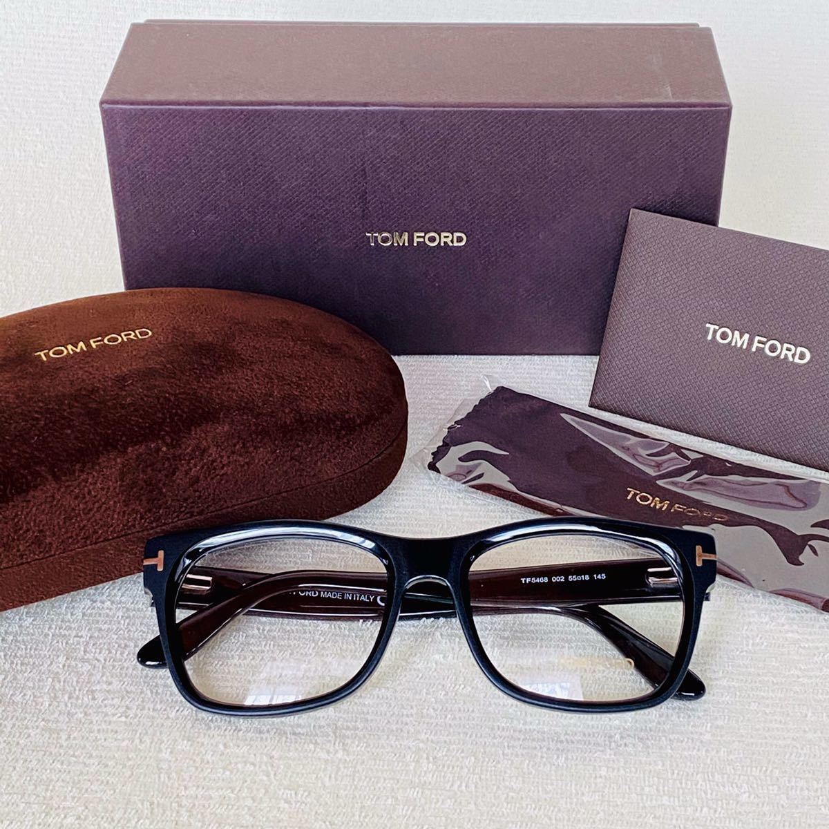 キムタク着用】TOM FORD トムフォード TF5468 002◇マッドブラック 